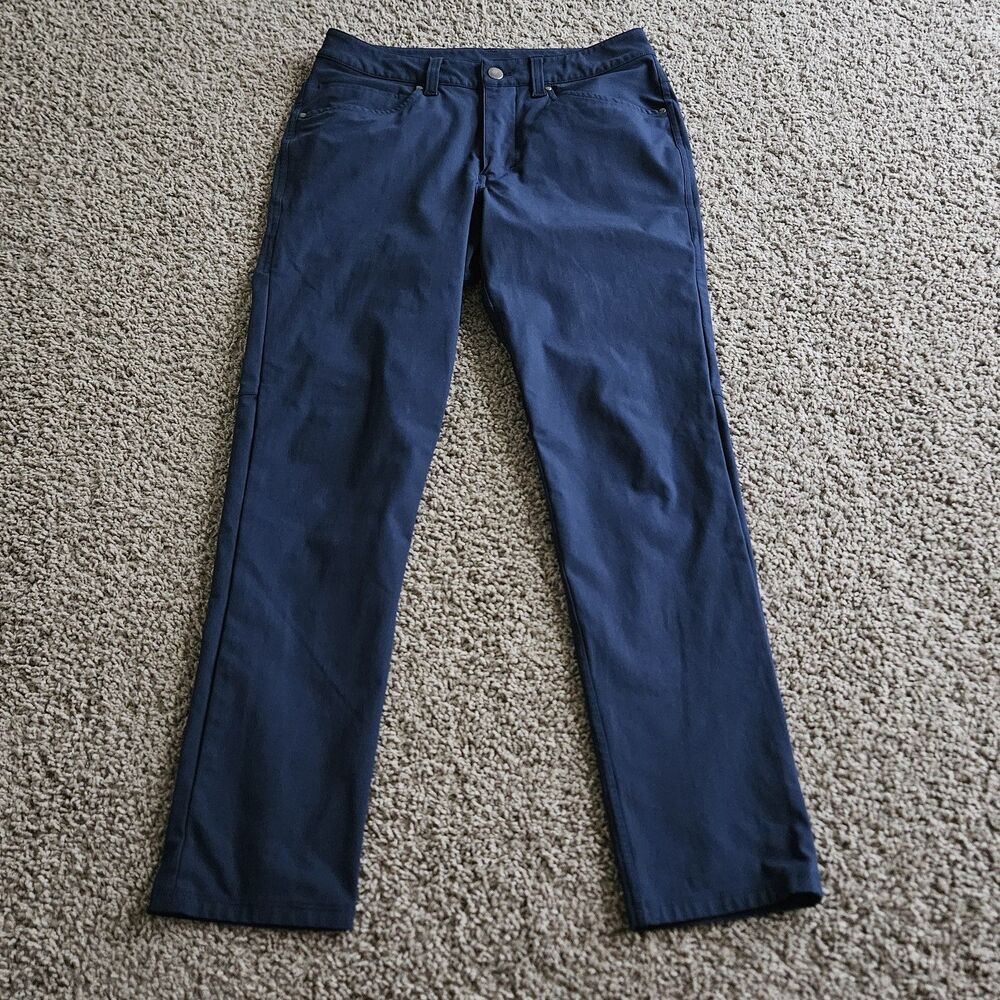 Lululemon Men's ABC Pants 28x29 Navy Slim Fit 5 Pocket